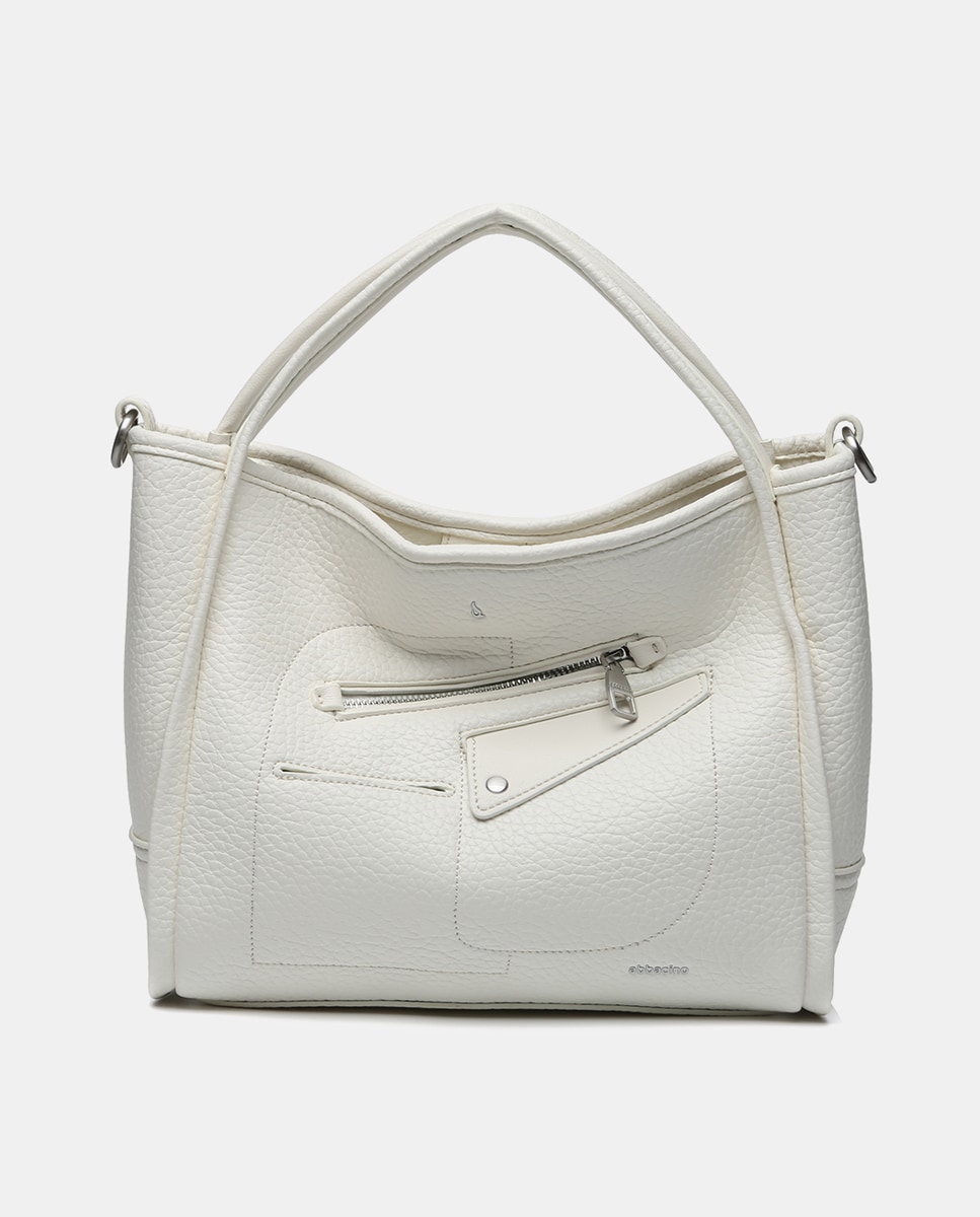 Mala de Mão Oceans Diary em Materiais Reciclados - Bege Bege-1