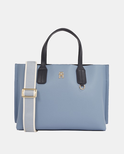 Imagen 0 de Bolso estilo mini tote en color azul