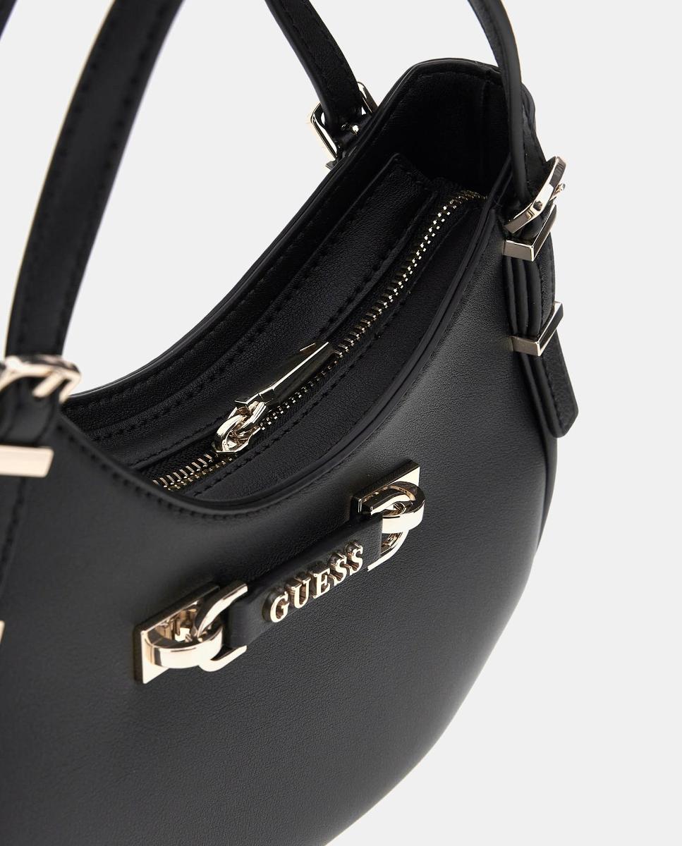 Imagen 2 de Bolso de mano pequeño con cierre cremallera - Guess - Negro Negro