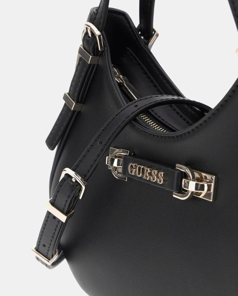 Imagen 3 de Bolso de mano pequeño con cierre cremallera - Guess - Negro Negro