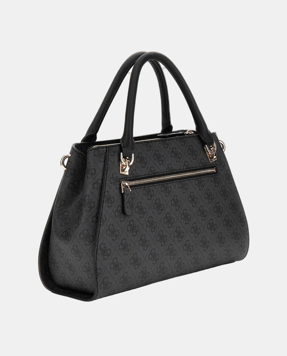 Mala de Mão com fecho zipper Cinzento-escuro-4