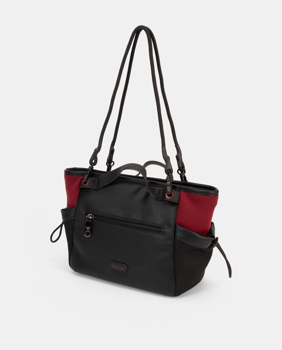 Mala Tipo Tote de Neopreno Preto-2