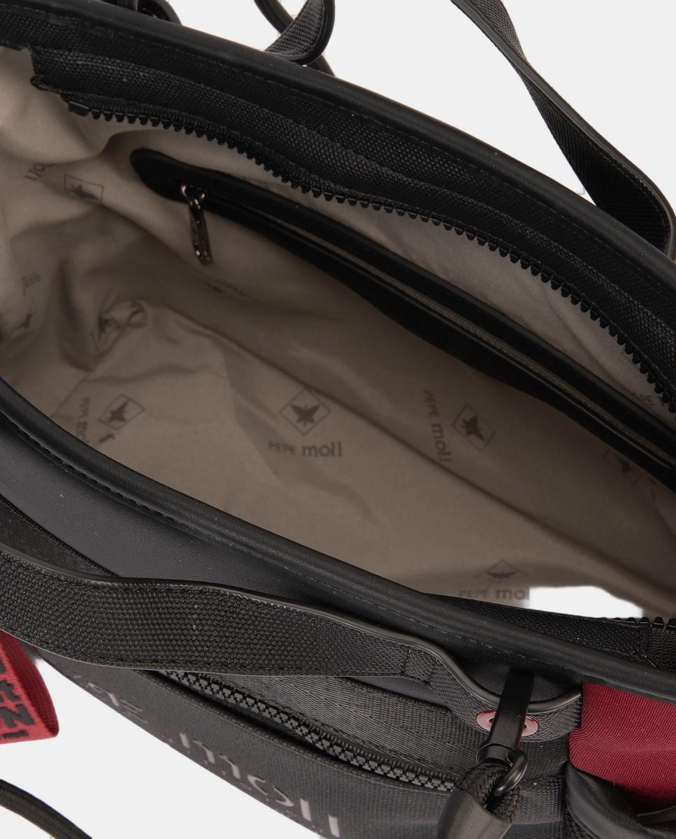 Mala Tipo Tote de Neopreno Preto-4