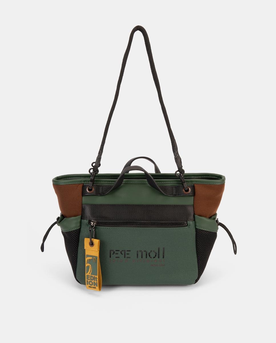 Mala Tipo Tote de Neopreno Verde-escuro-1