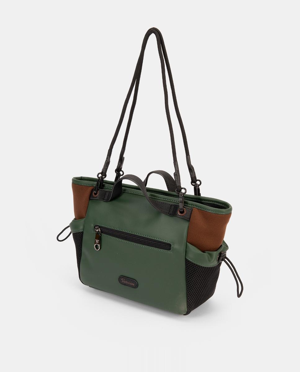 Mala Tipo Tote de Neopreno Verde-escuro-2
