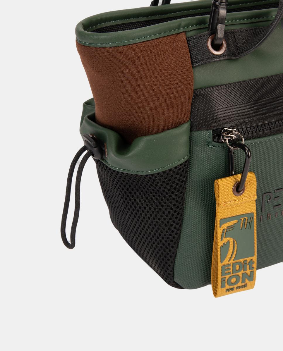 Mala Tipo Tote de Neopreno Verde-escuro-3