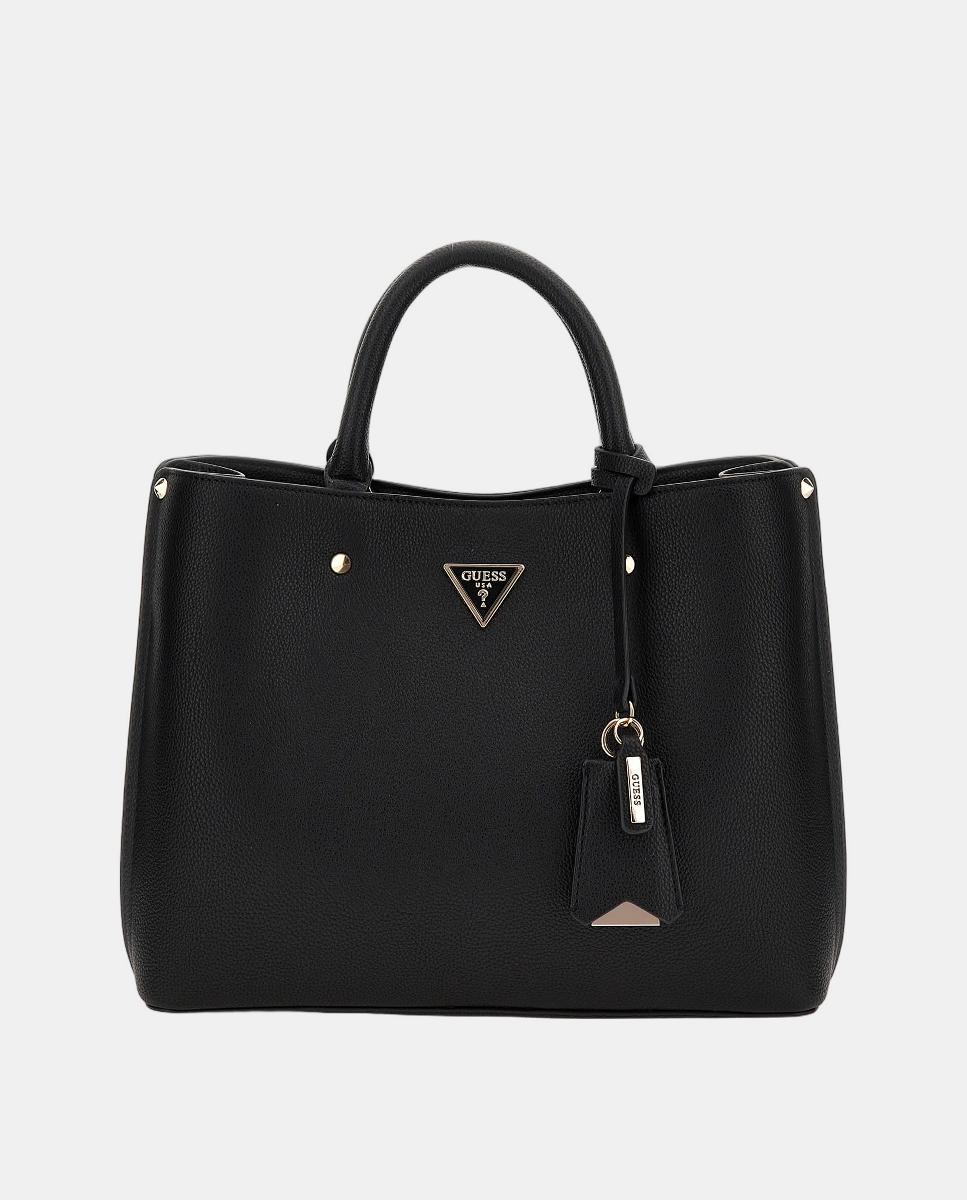 Mala de Mão com Fecho de Correr e Fecho Magnético Preto-1