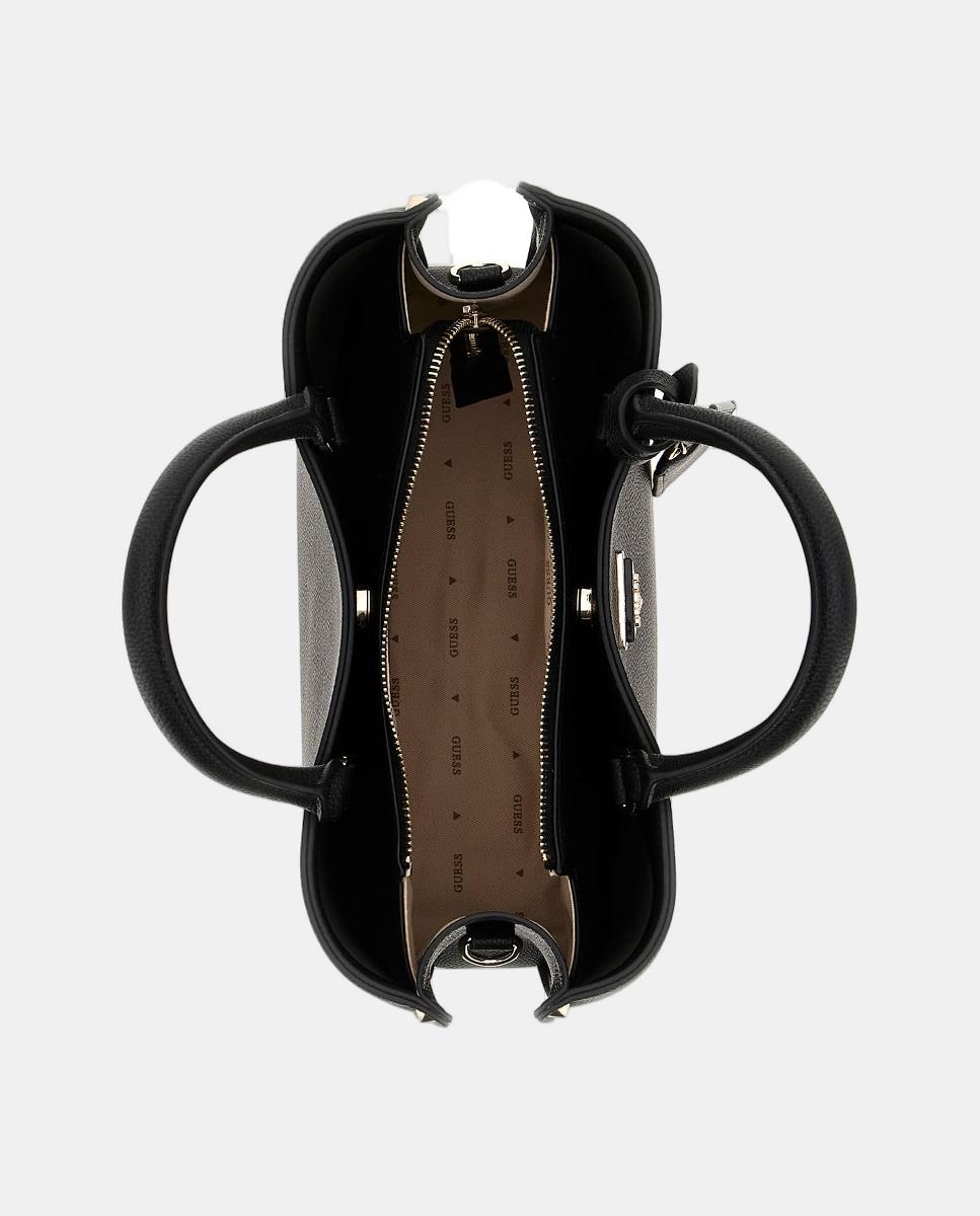 Mala de Mão com Fecho de Correr e Fecho Magnético Preto-4