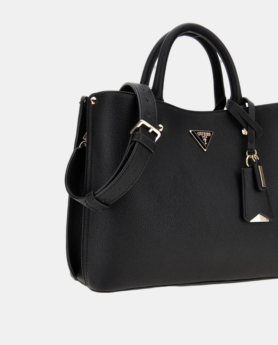 Mala de Mão com Fecho de Correr e Fecho Magnético Preto-7