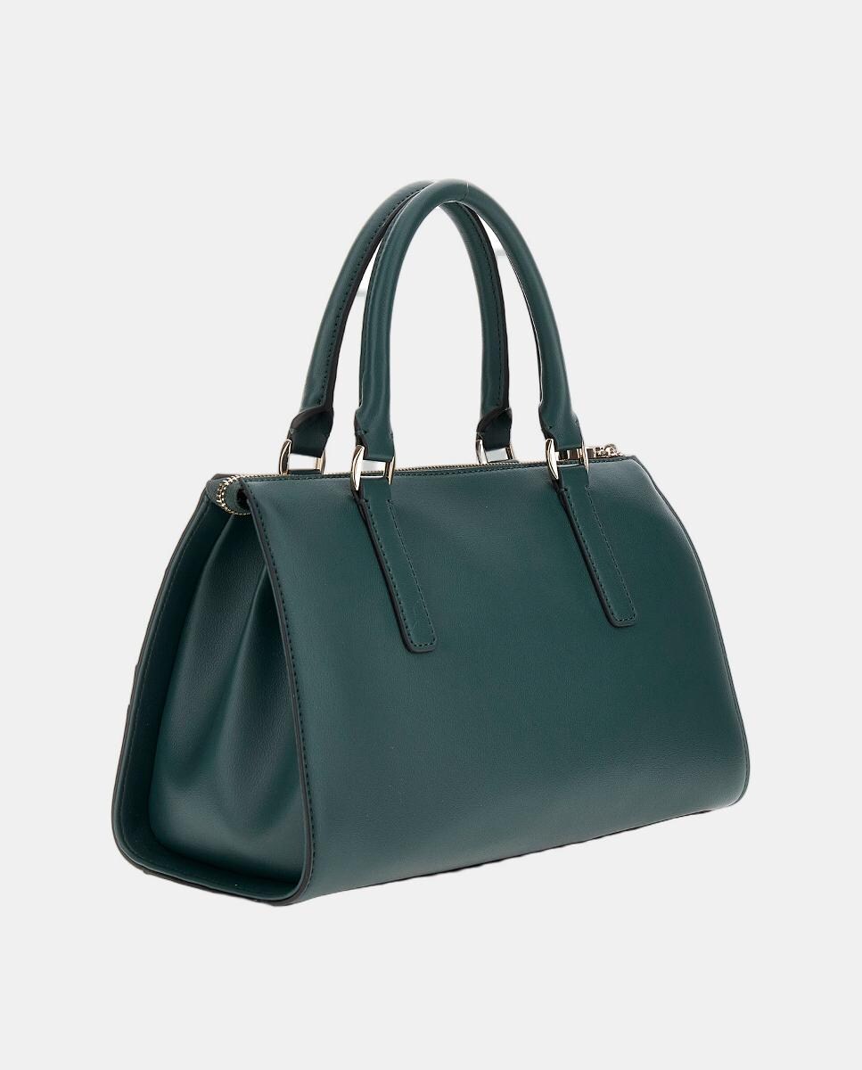 Mala de Mão Pequena com Fecho de Correr Verde-escuro-2