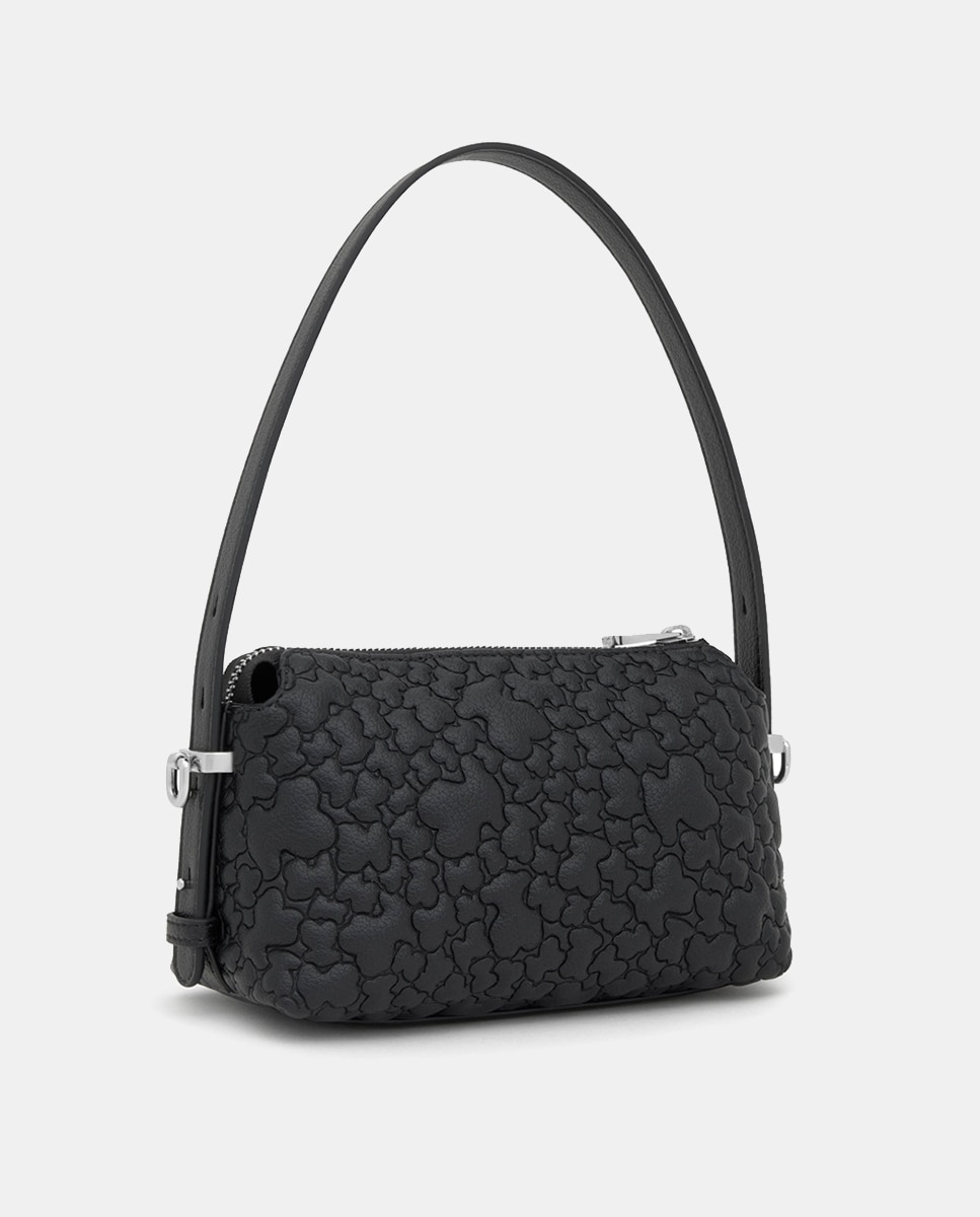 Mala Mini com Fecho de Correr e Alça Dupla Preto-6