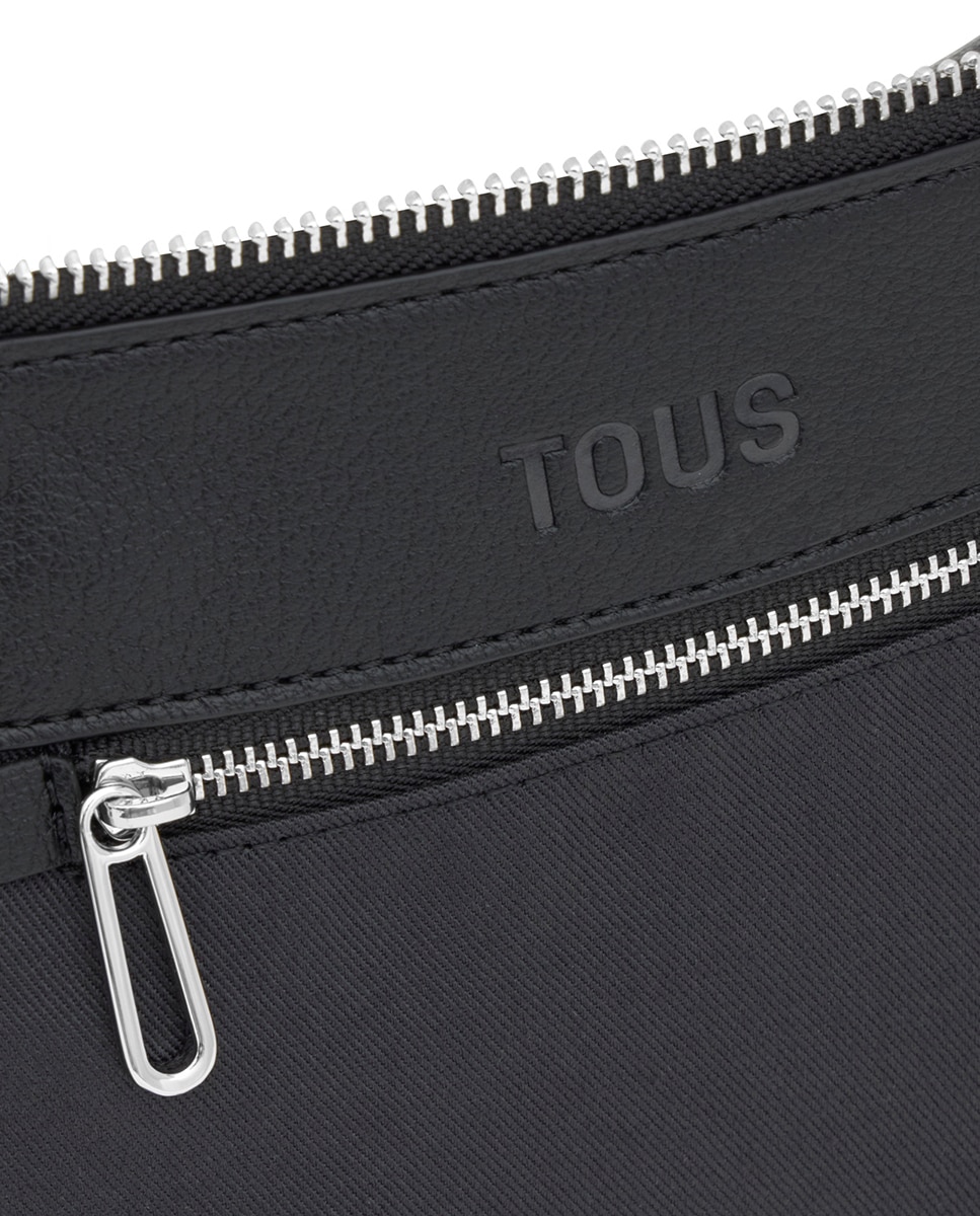 Mala Mini com Fecho de Correr e Alça Dupla Preto-7