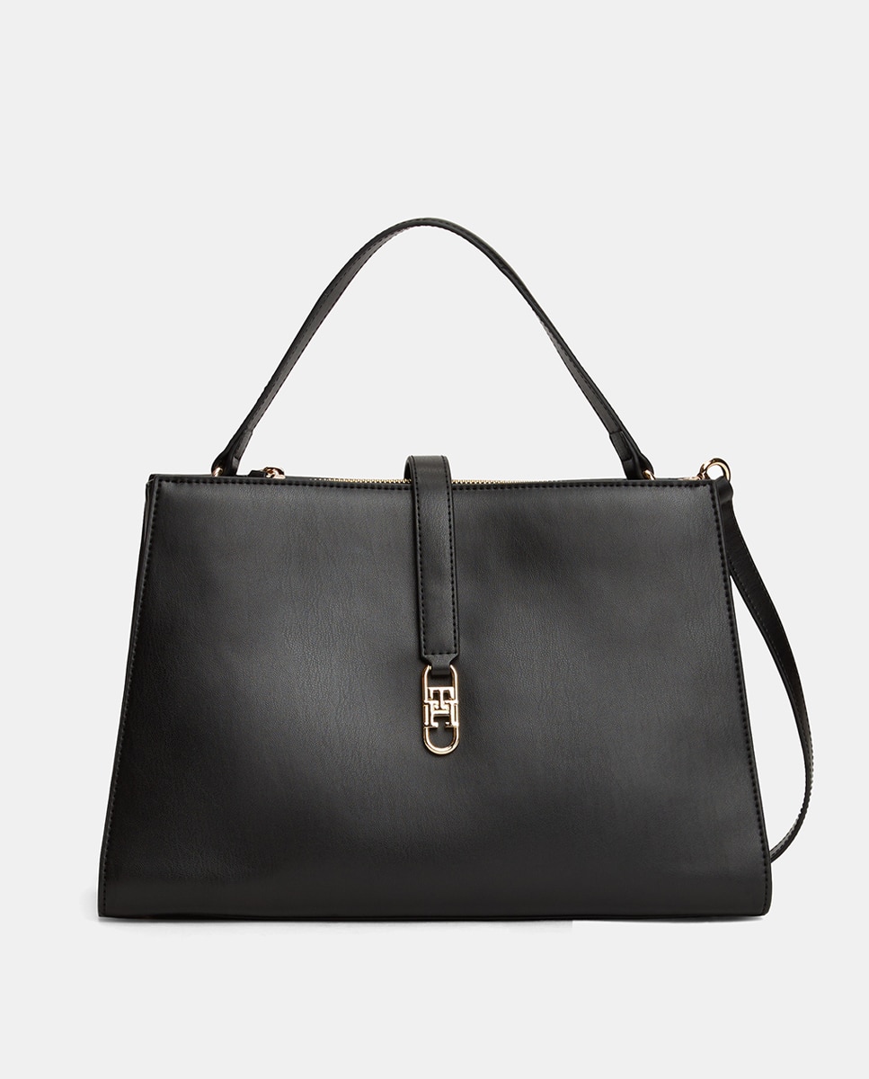 Mala Tipo Satchel - Preto Preto-1