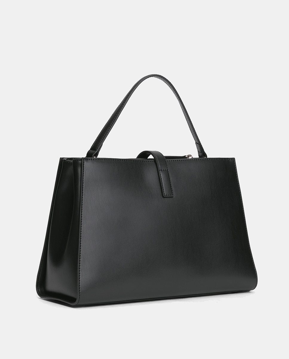 Mala Tipo Satchel - Preto Preto-6
