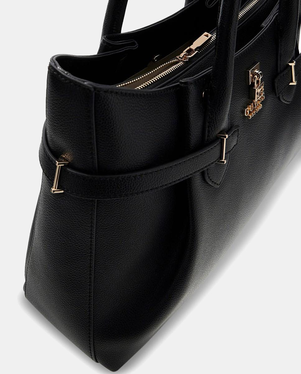 Mala de Mão com Fecho de Correr Preto-6