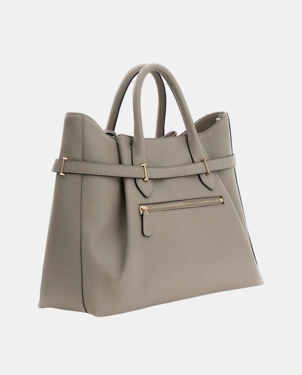 Mala de Mão com Fecho de Correr Taupe-3