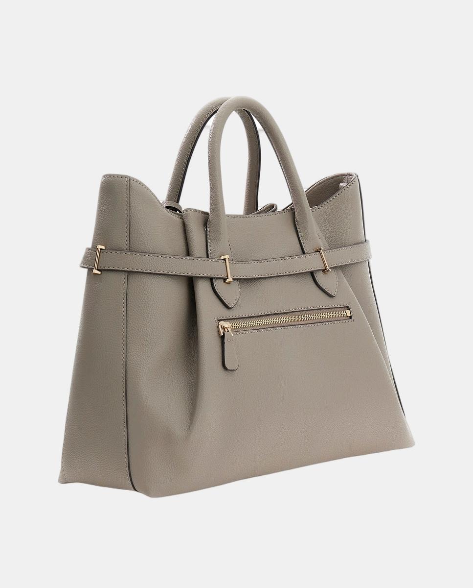 Mala de Mão com Fecho de Correr Taupe-4