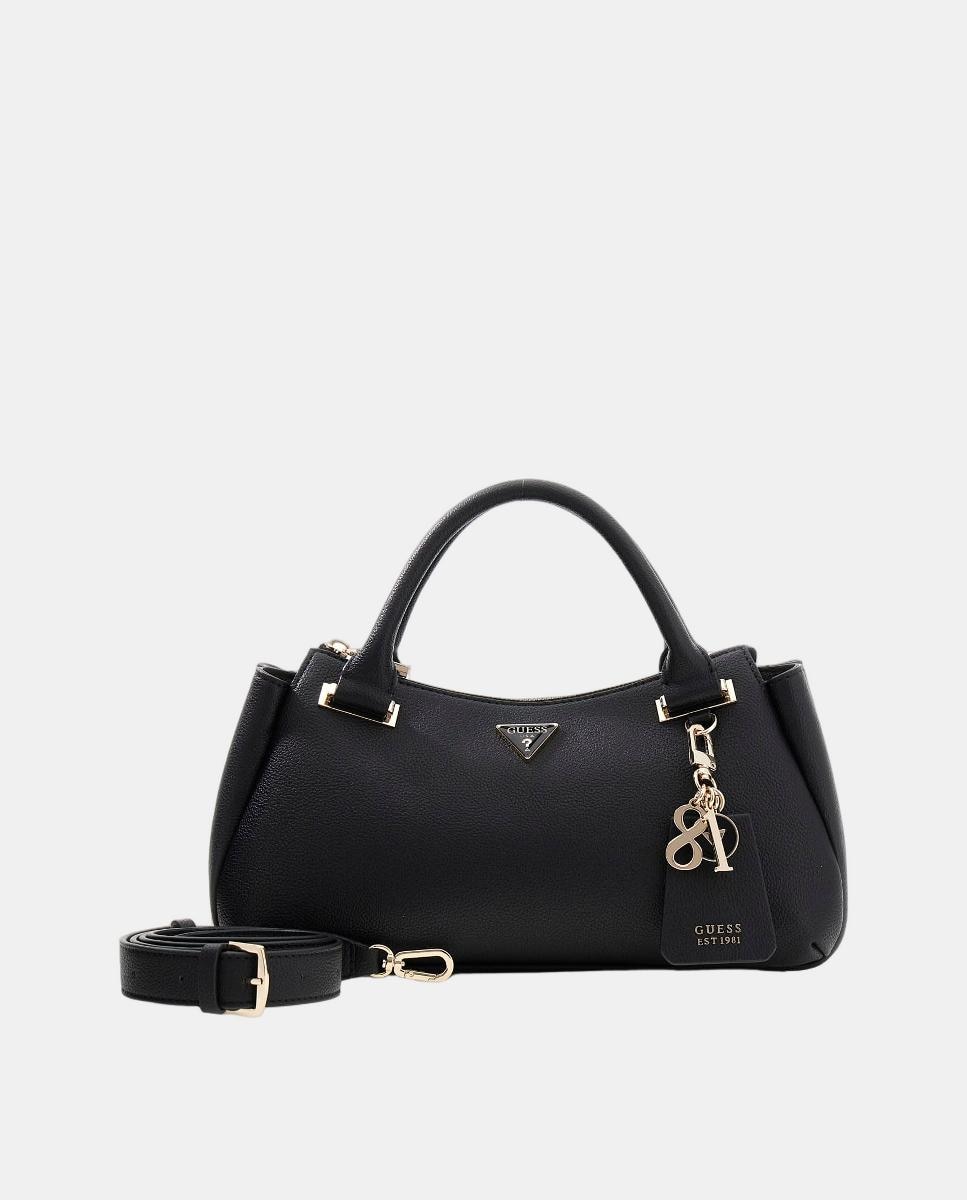 Mala de Ombro com Fecho de Correr Preto-2