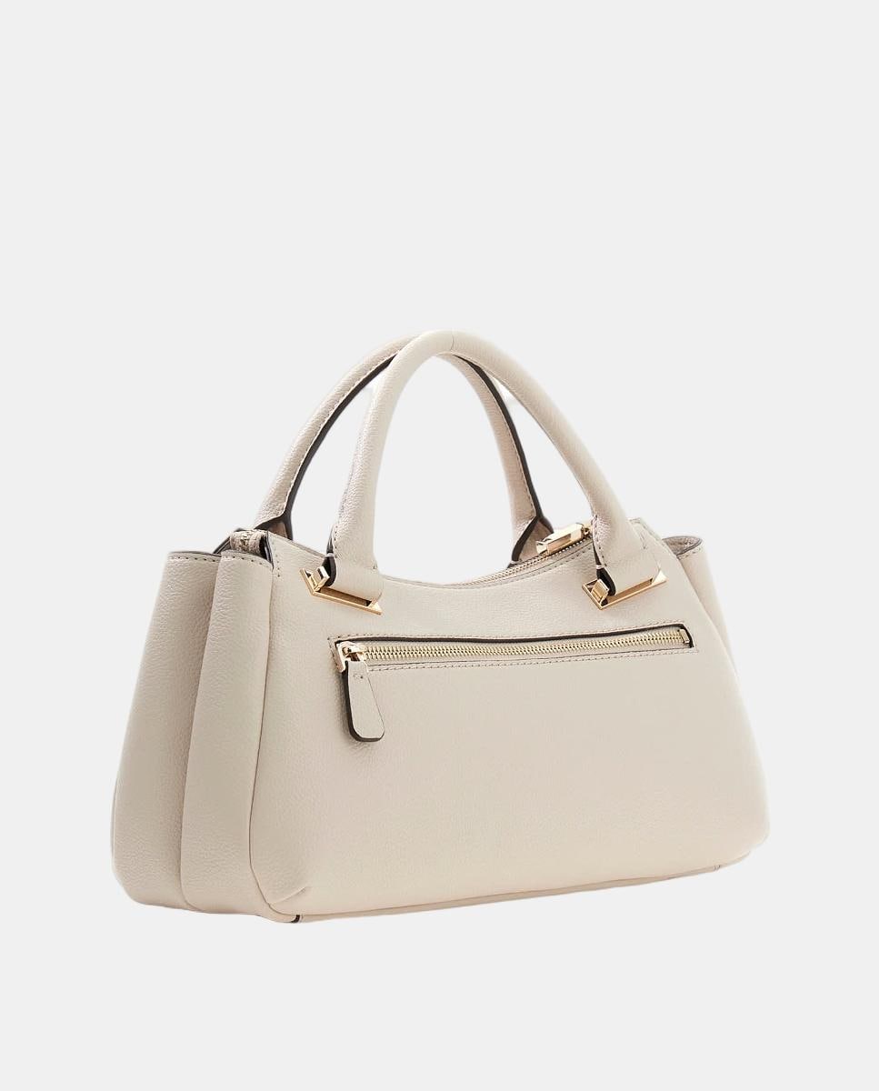 Mala de Ombro com Fecho de Correr Cinzento-claro-2