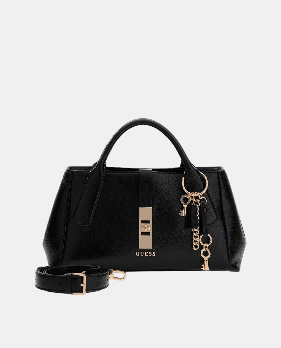 Mala de Mão Pequena com Fecho de Correr Preto-3