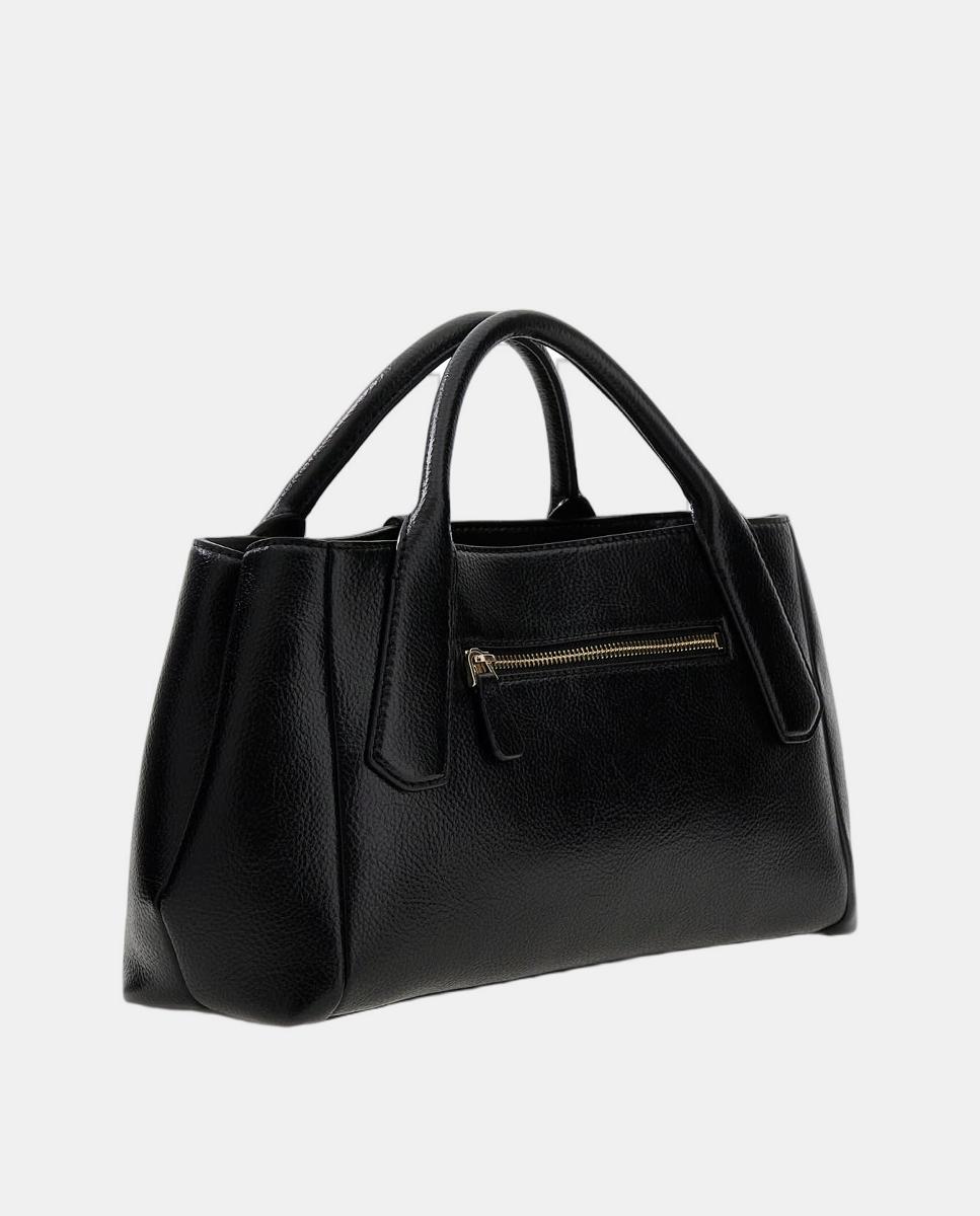 Mala de Mão Pequena com Fecho de Correr Preto-4