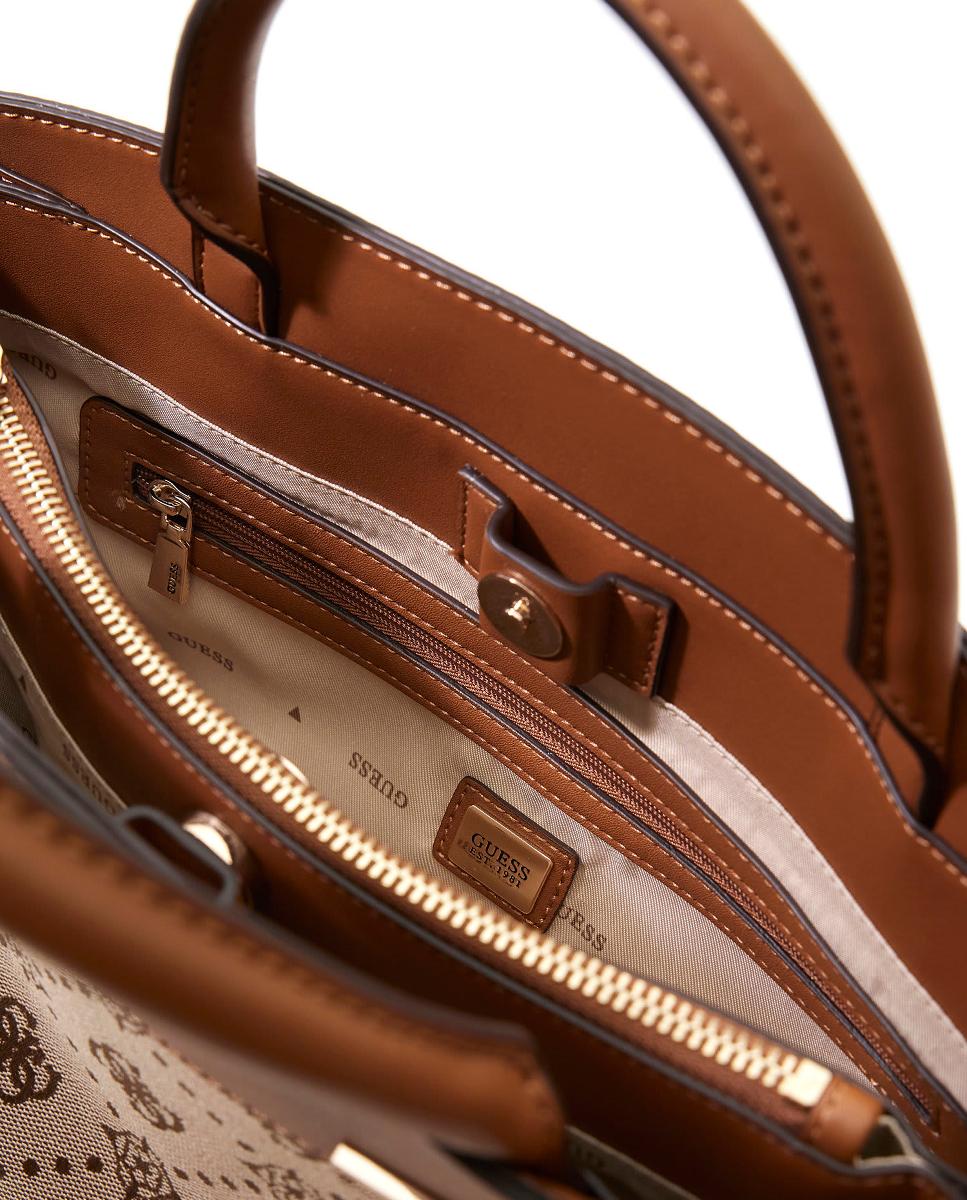Mala de Mão com Fecho de Correr Castanho-claro-4