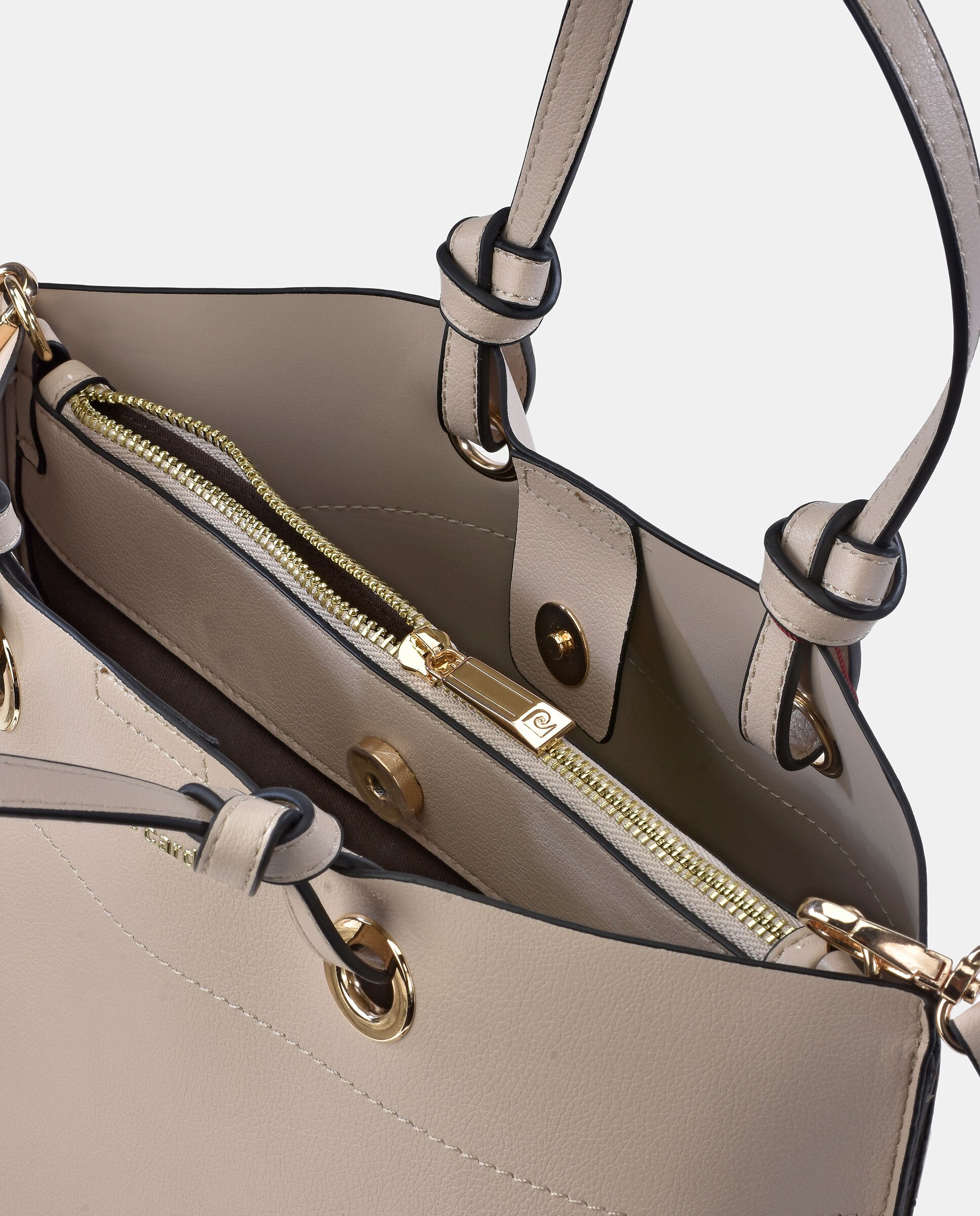 Mala Hobo em P.U. Bege-3