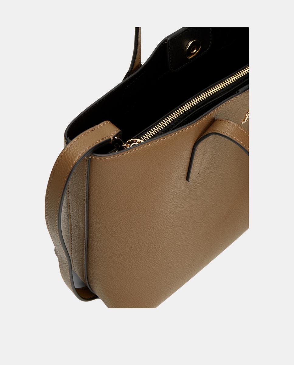 Mala estilo mini tote Caqui-2
