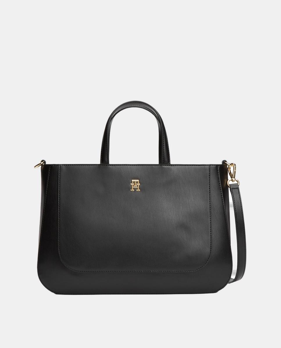 Mala Estilo Satchel - Preto Preto-1
