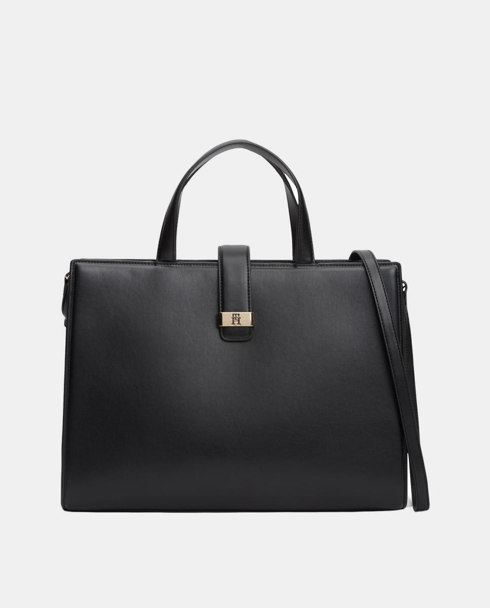 Mala Estilo Satchel - Preto Preto-1