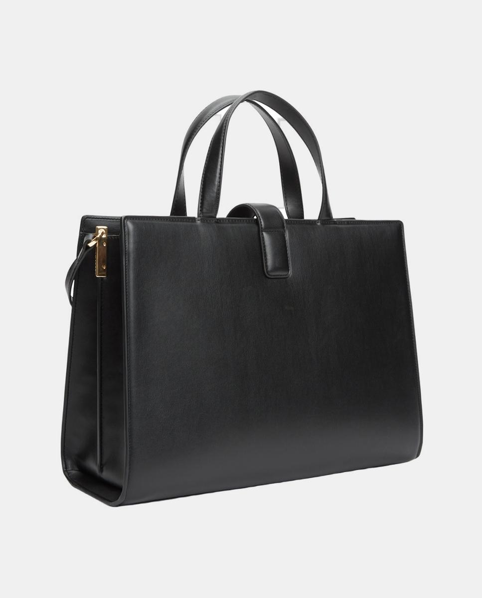 Mala Estilo Satchel - Preto Preto-4