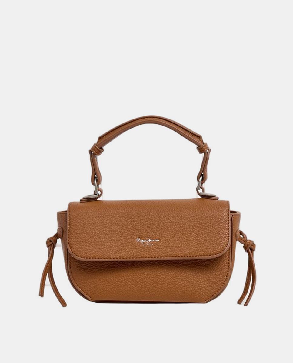 Imagem 0 de Mala Shopper Audrey Script com Fecho Magnético, Alça Dupla, Adorno Lateral e Logótipo à Frente