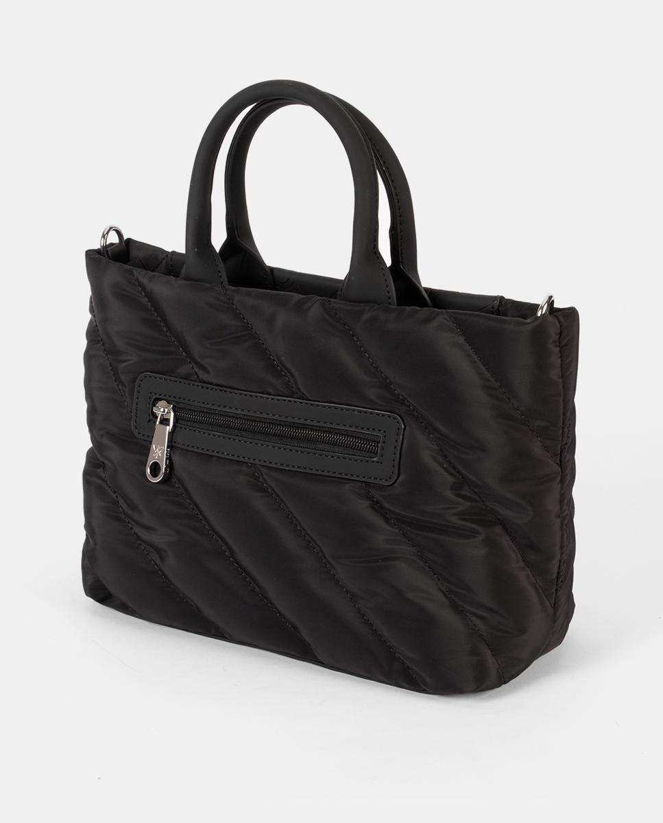 Mala Shopper Média de Nylon Preto-2