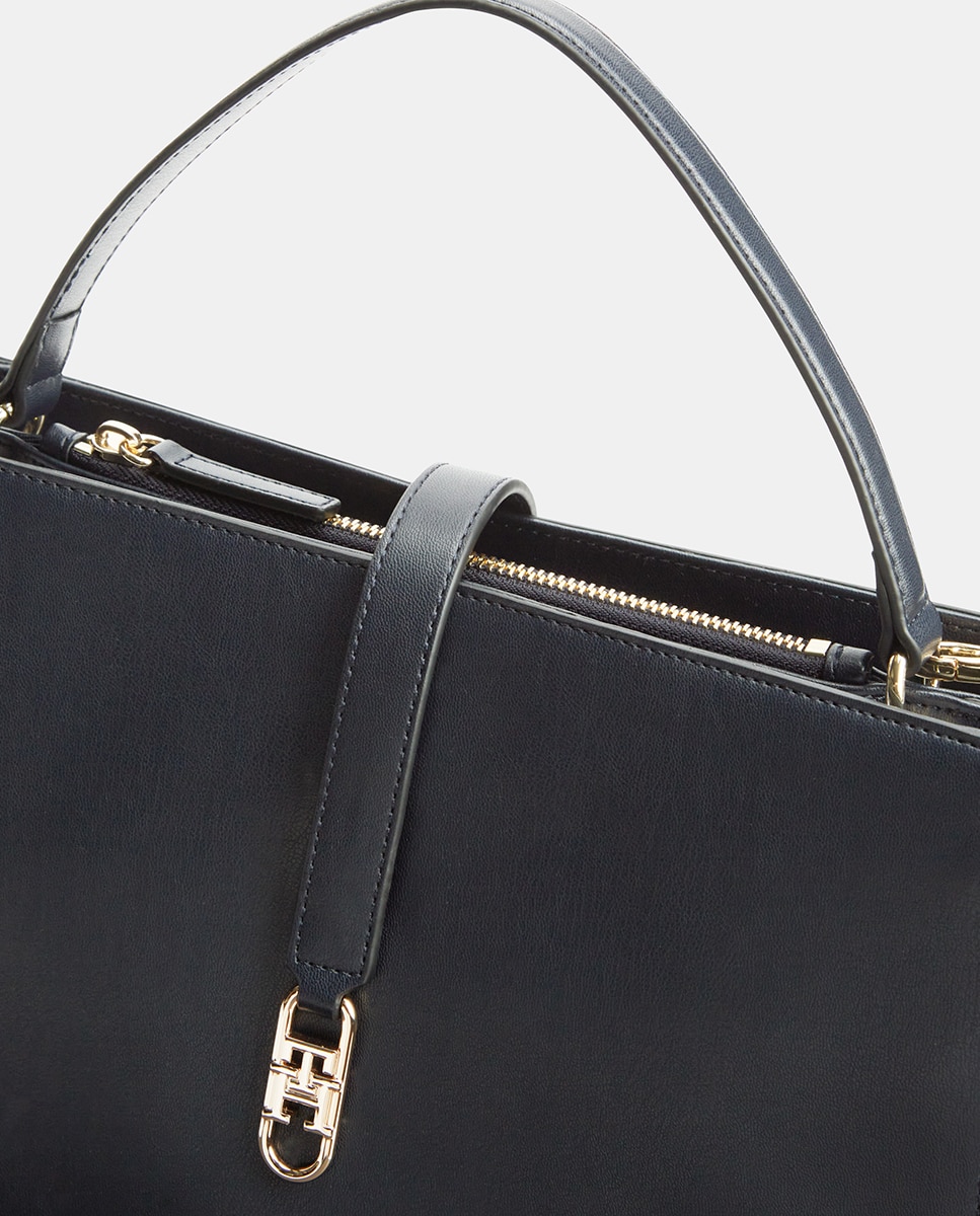 Mala Mini Satchel TH Livre Azul-marinho-3