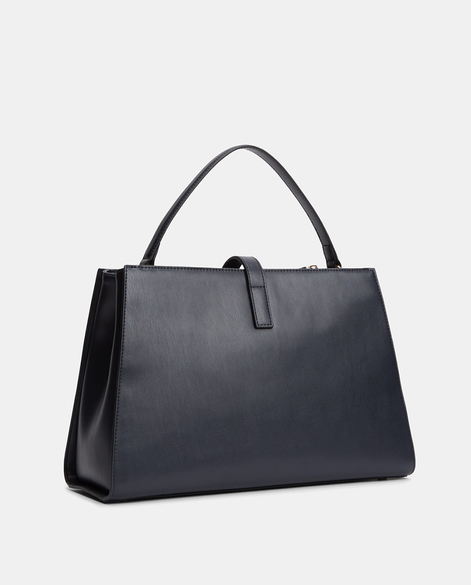 Mala Mini Satchel TH Livre Azul-marinho-4