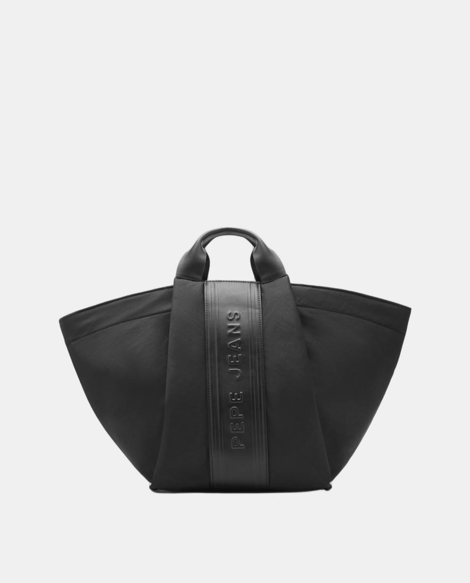 Imagem 0 de Mala Shopper Grande de Alça Dupla com Fita Central com Logótipo da Marca