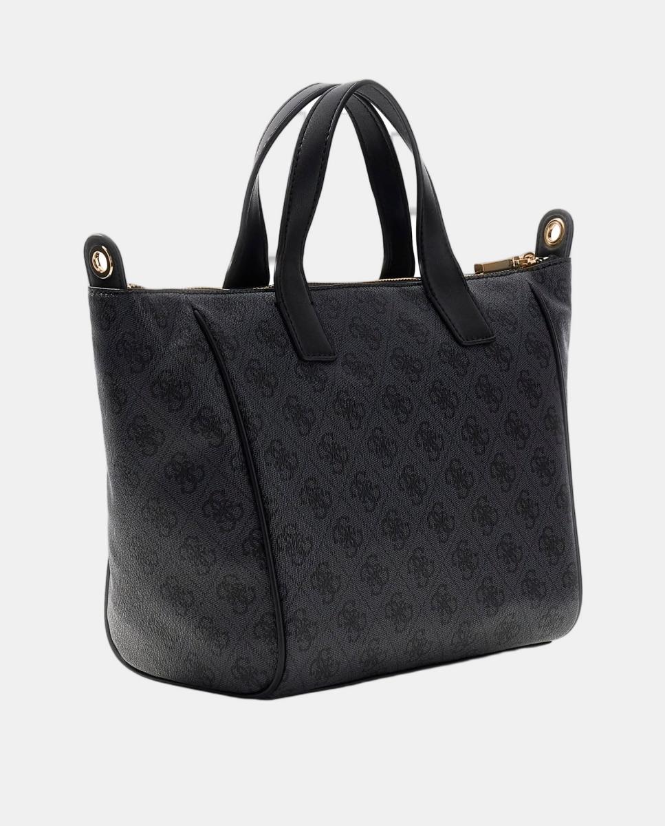 Bolso de hombro con cierre cremallera - Guess - Negro Negro-4