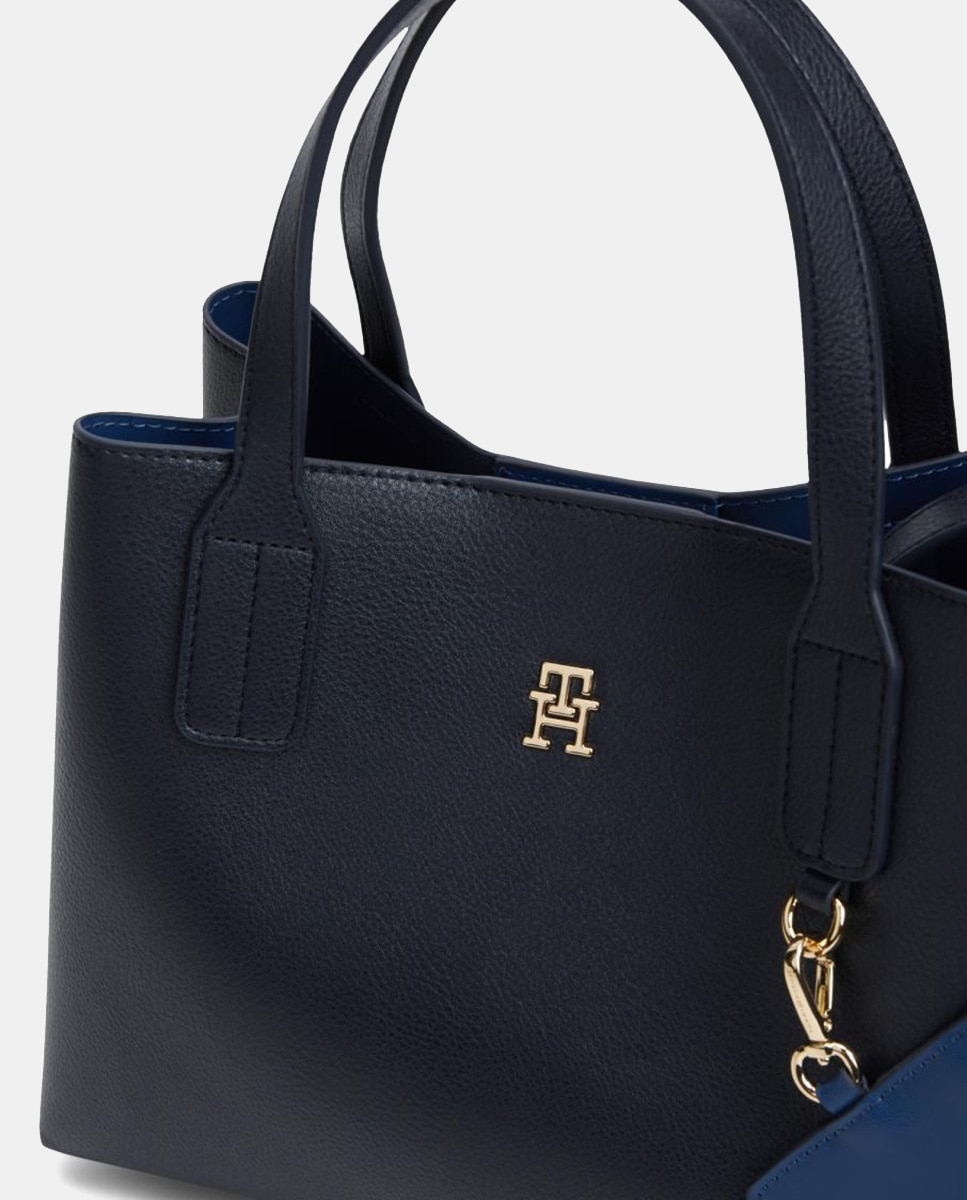 Mala Estilo Mini Satchel Azul-marinho-3