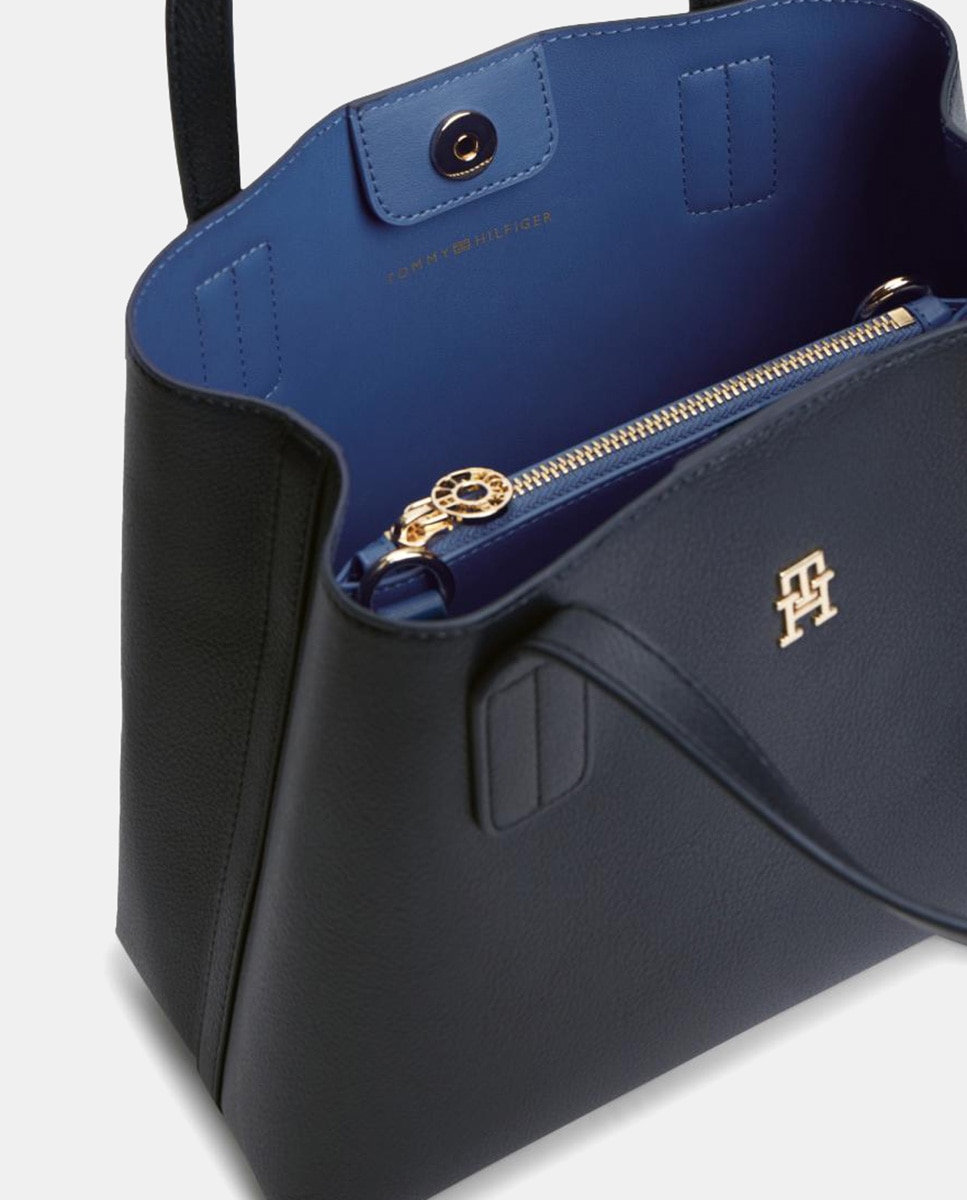 Mala Estilo Mini Satchel Azul-marinho-4