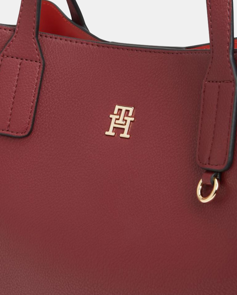 Mala Estilo Mini Satchel Grená-3