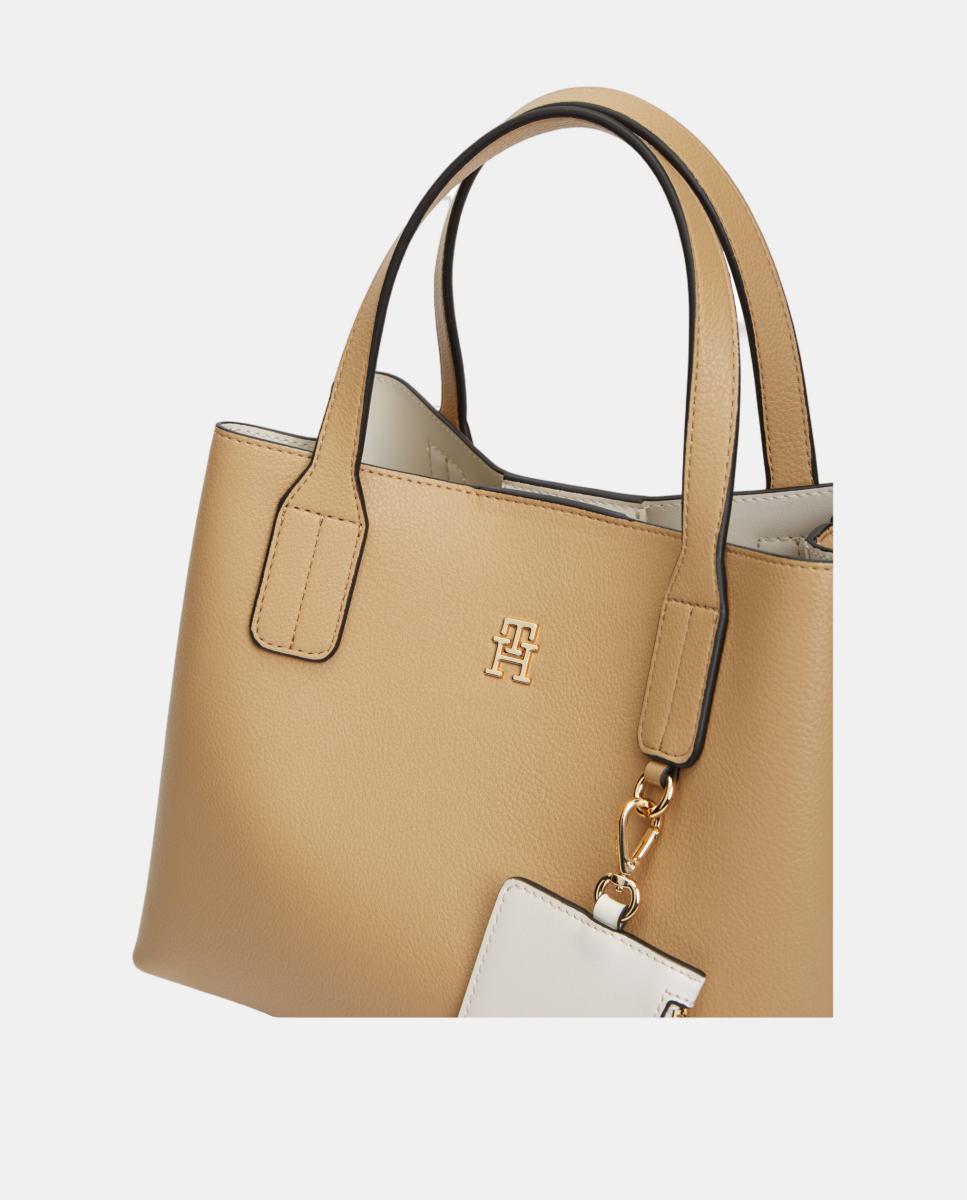 Mala Estilo Mini Satchel Bege-4