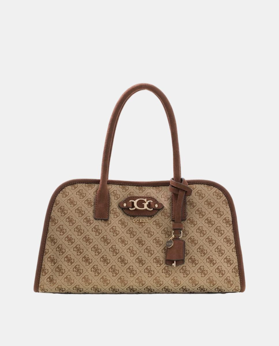 Imagem 0 de Mala Tipo Satchel com Alça Dupla e Logótipo à Frente