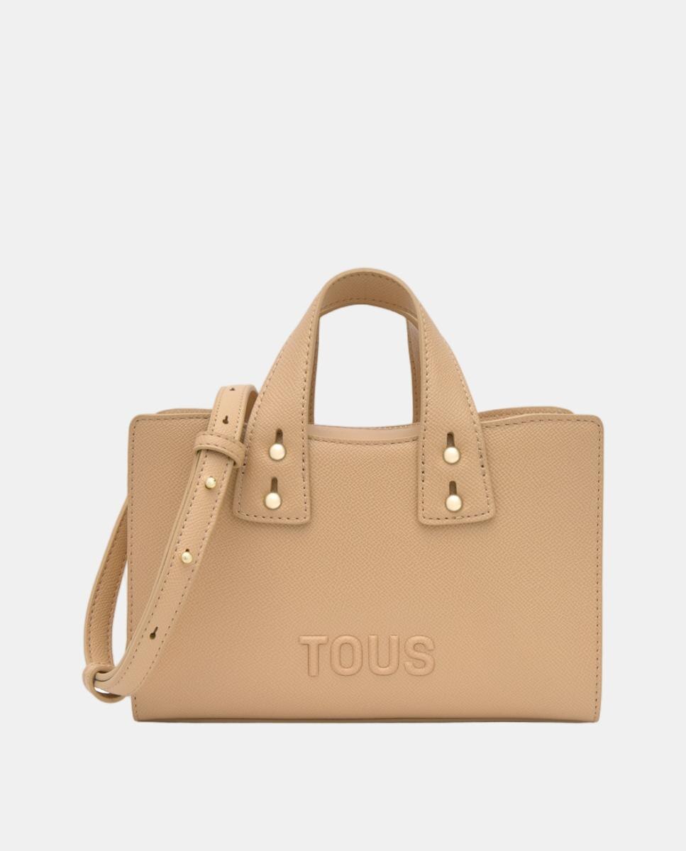 Imagen 0 de Bolso bowling pequeño Beige