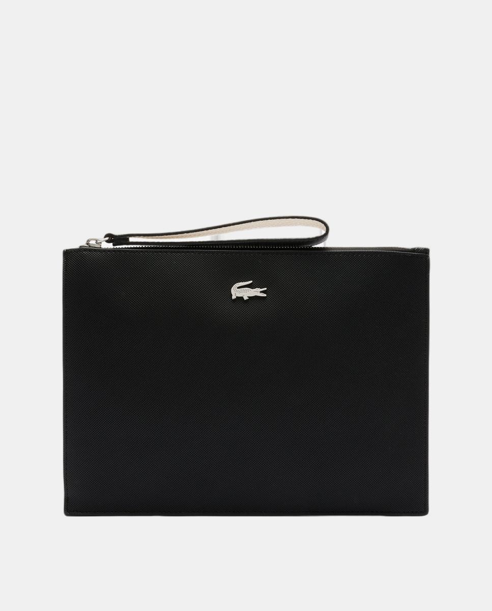 Cartera de mano en con cremallera - Lacoste - Negro Negro-1