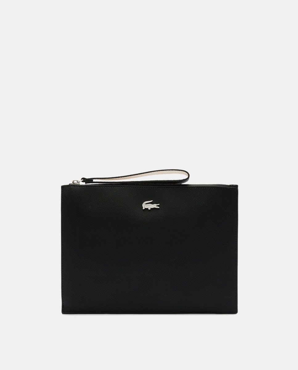 Cartera de mano en con cremallera - Lacoste - Negro Negro-7