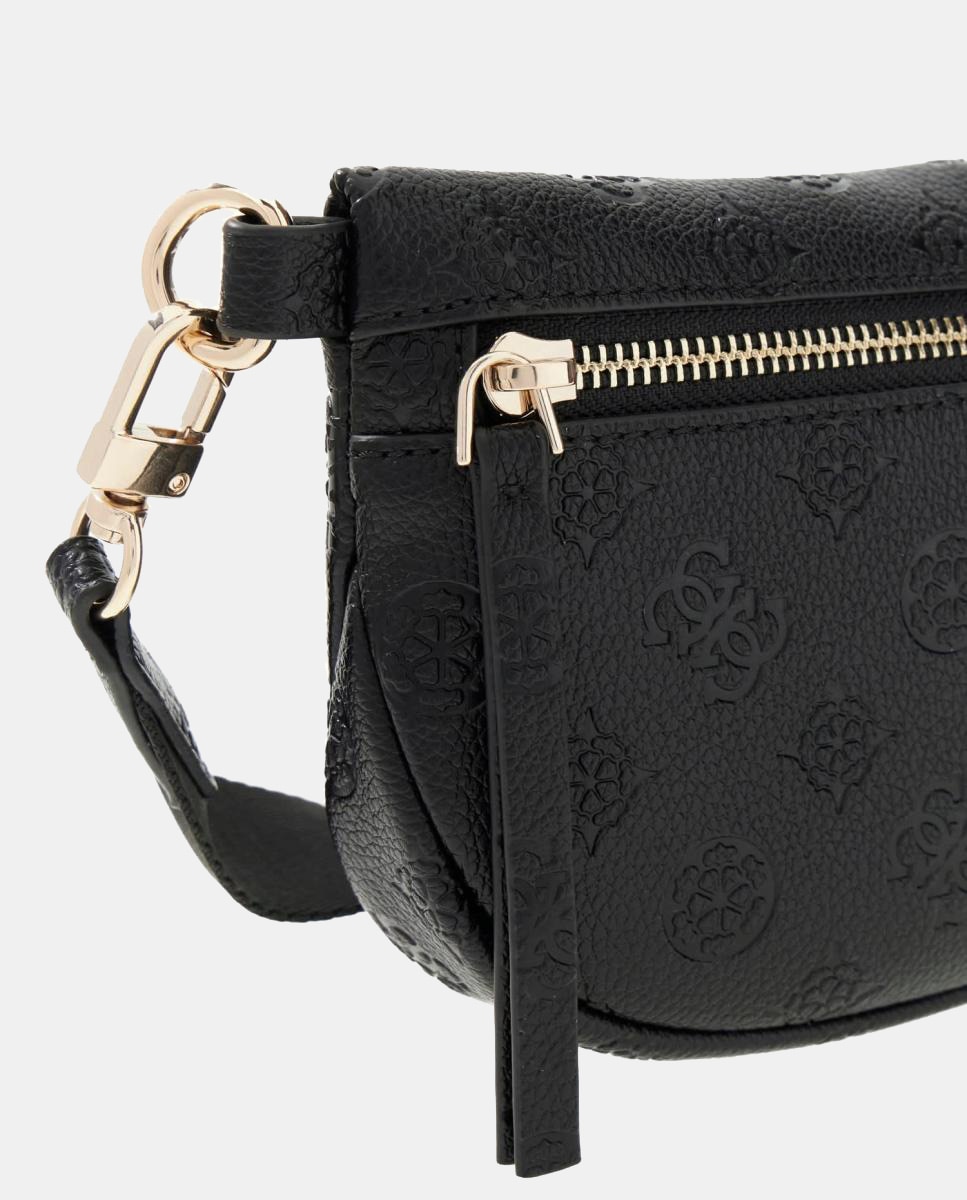 Bolsa de Cintura com Fecho de Correr Preto-3