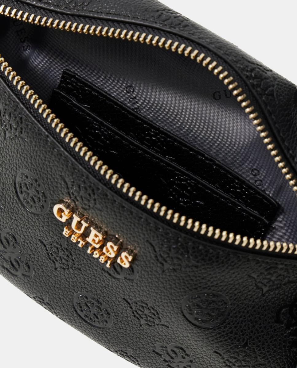 Bolsa de Cintura com Fecho de Correr Preto-4