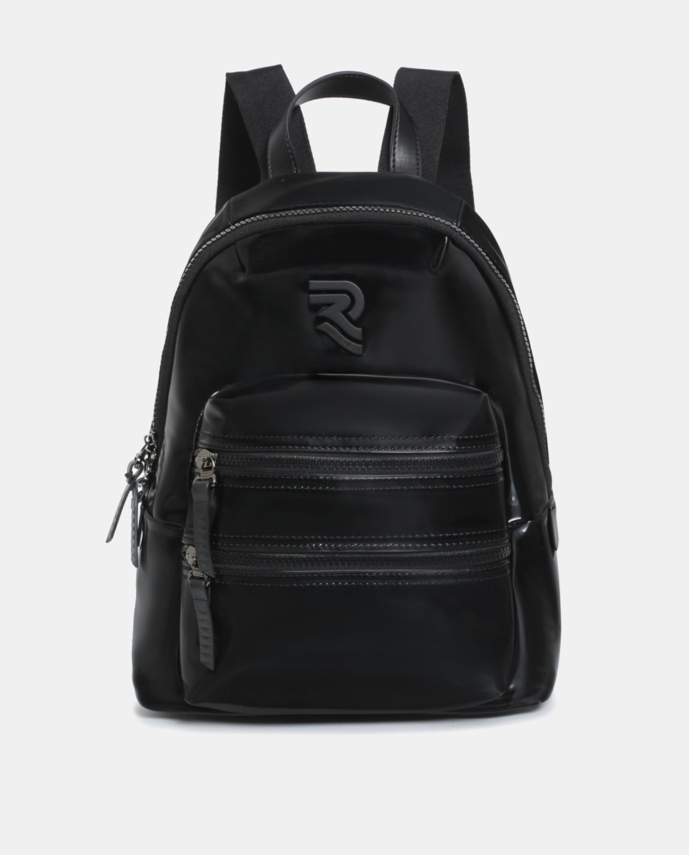 Mochila em Tecido Técnico Preto-1