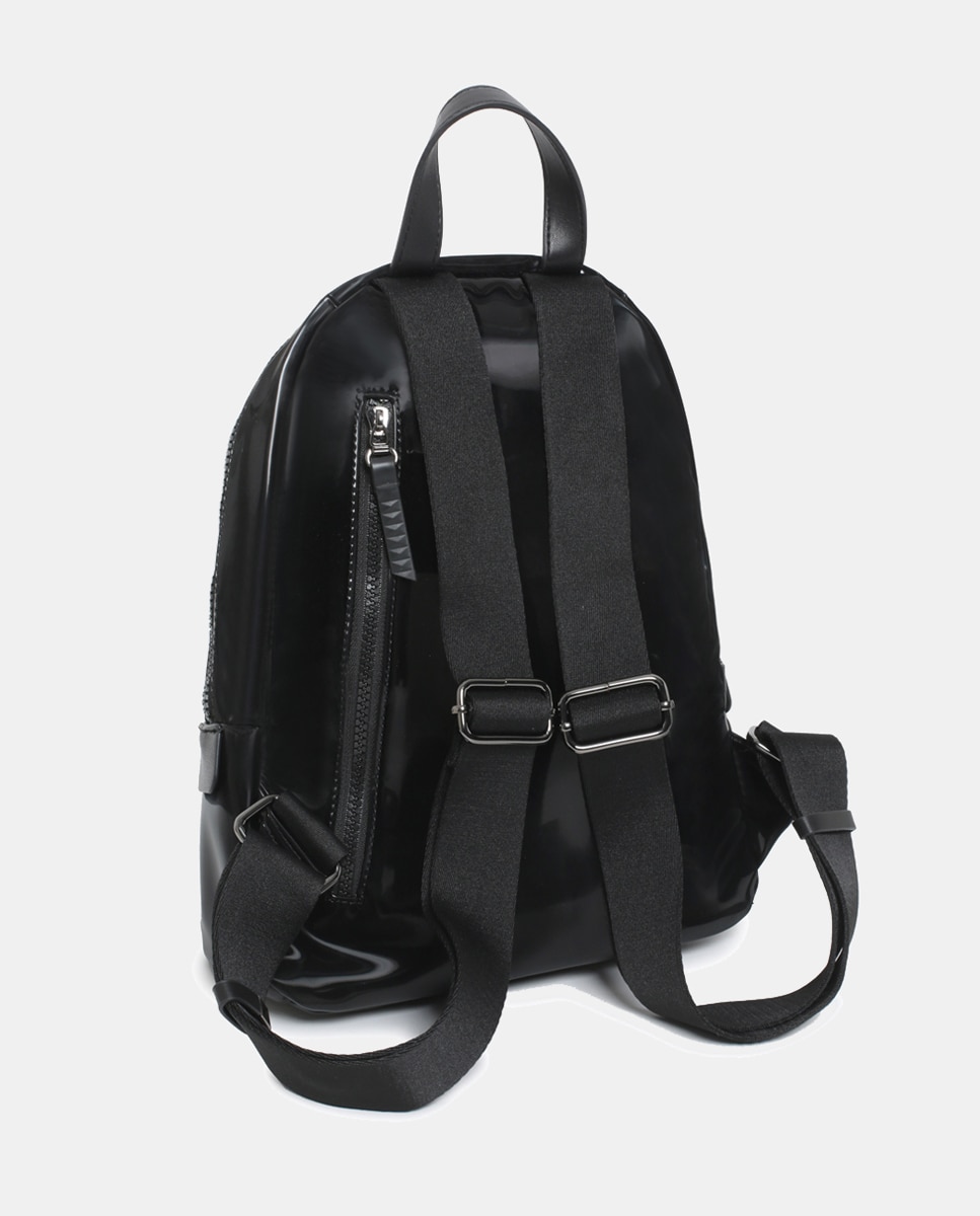 Mochila em Tecido Técnico Preto-2