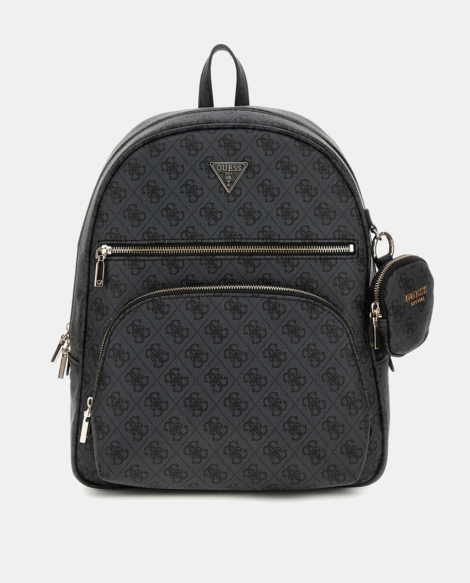 Mochila com Fecho de Correr Cinzento-escuro-1